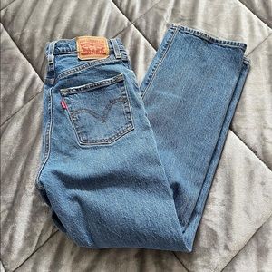 ribcage straight high rise levi’s